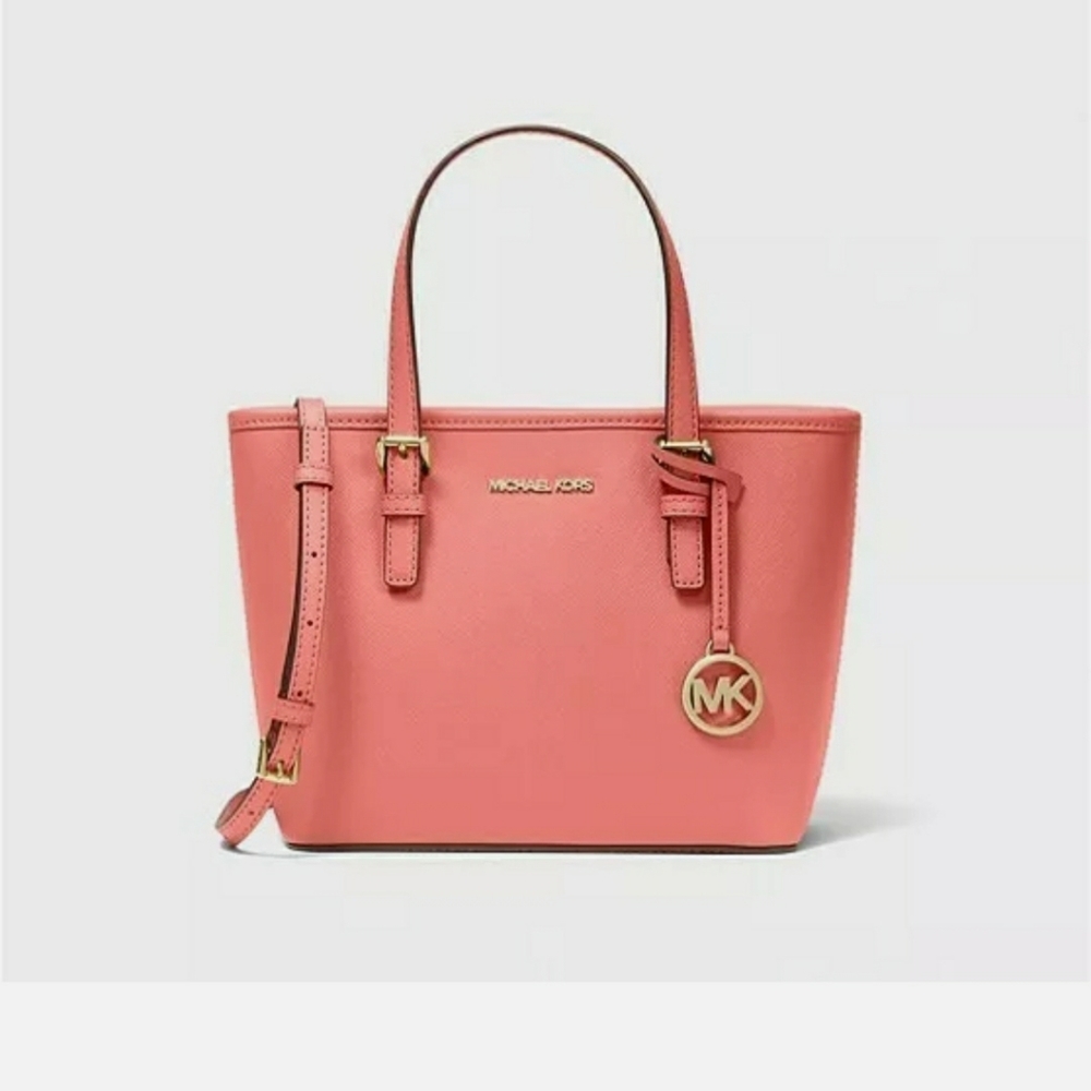 MICHAEL KORS Jet Set extra-Small Saffiano Leather